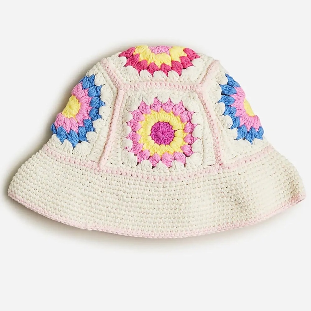 J.Crew Crewcuts Girls Crochet Bucket Hat